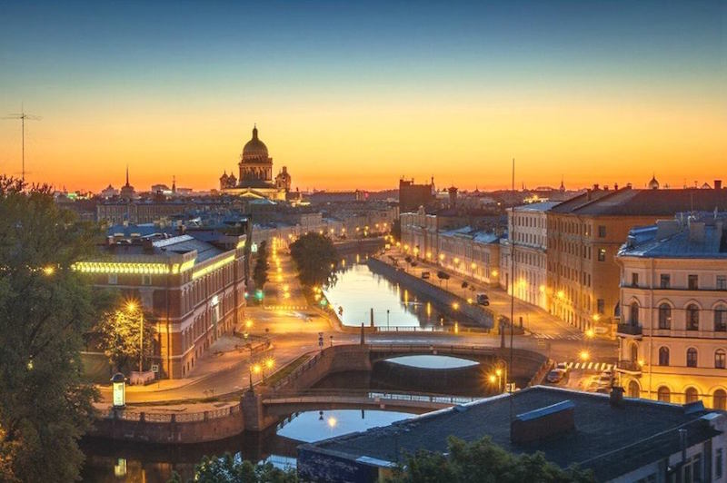 Panoramica di San Pietroburgo