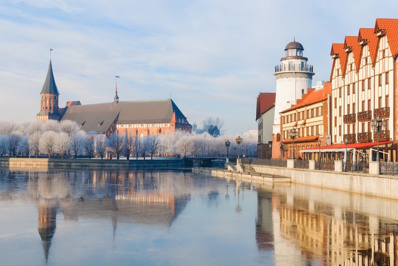 La città russa di Kaliningrad