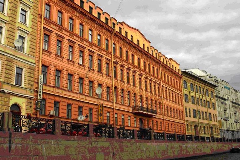 Edifici storici a San Pietroburgo 