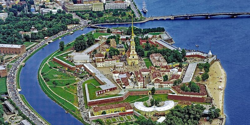 La fortezza di Pietro e Paolo a San Pietroburgo